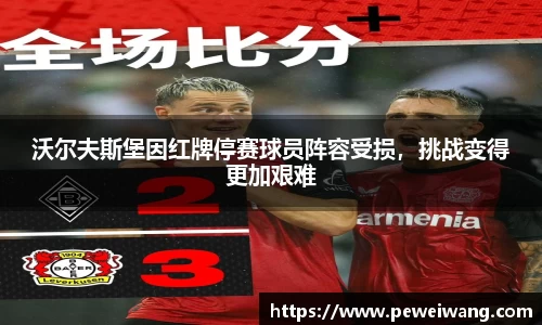 沃尔夫斯堡因红牌停赛球员阵容受损，挑战变得更加艰难